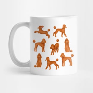 Red Poodles Mug